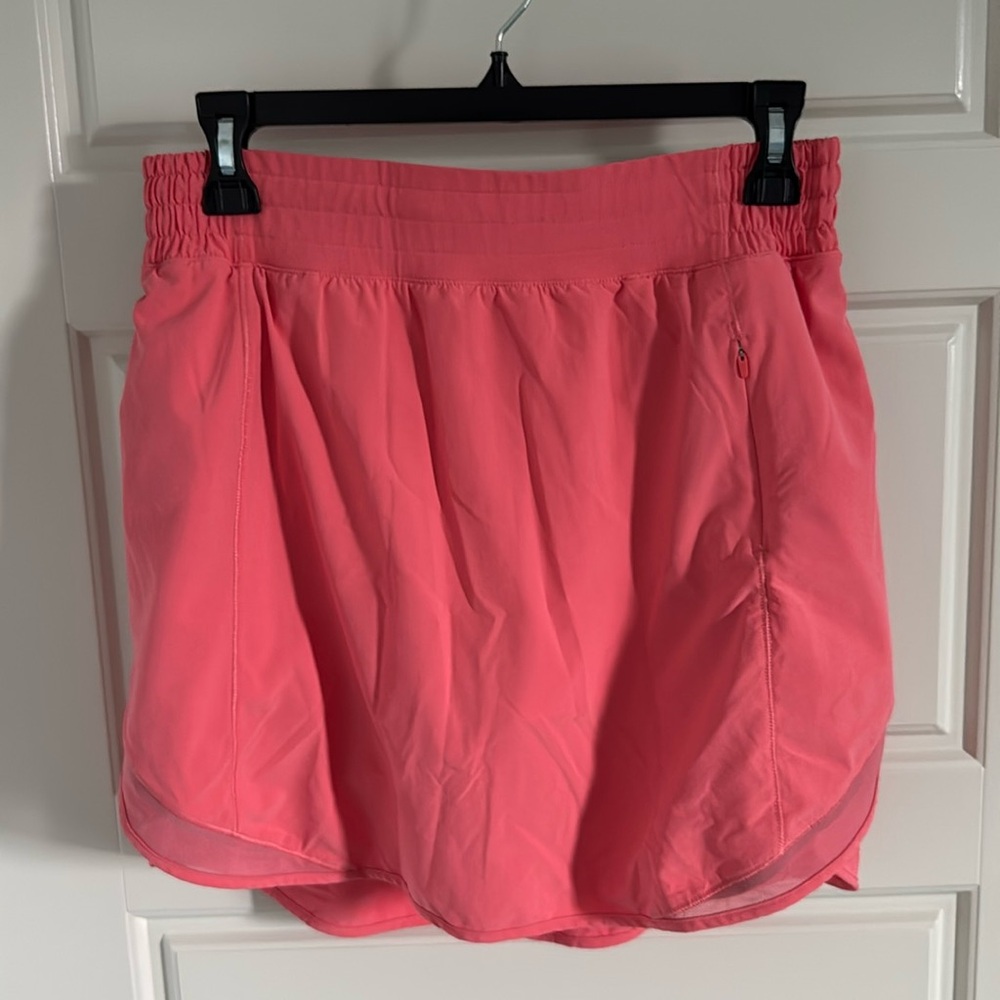 Lululemon Hotty Hot HR Skirt in Coral 8 Long